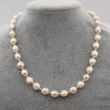 BAROQUE SHAPED FRESHWATER PEARL NECKLACE SET_CWAJE1666