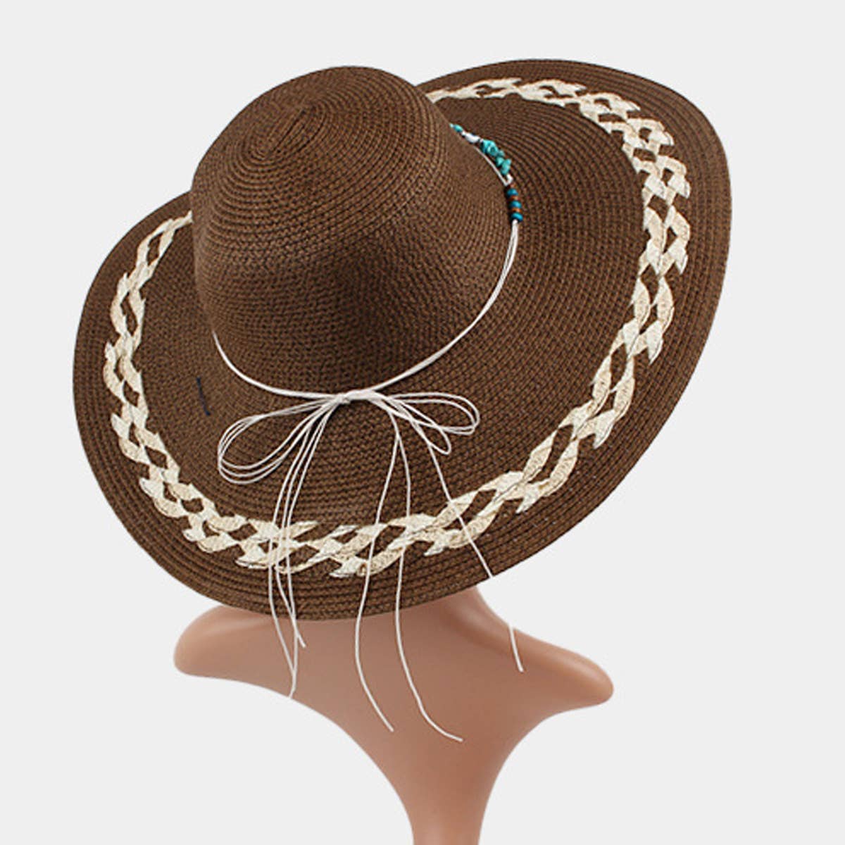 2024 NEW STYLE LACE STITCHING STRAW HAT_CWAH1203