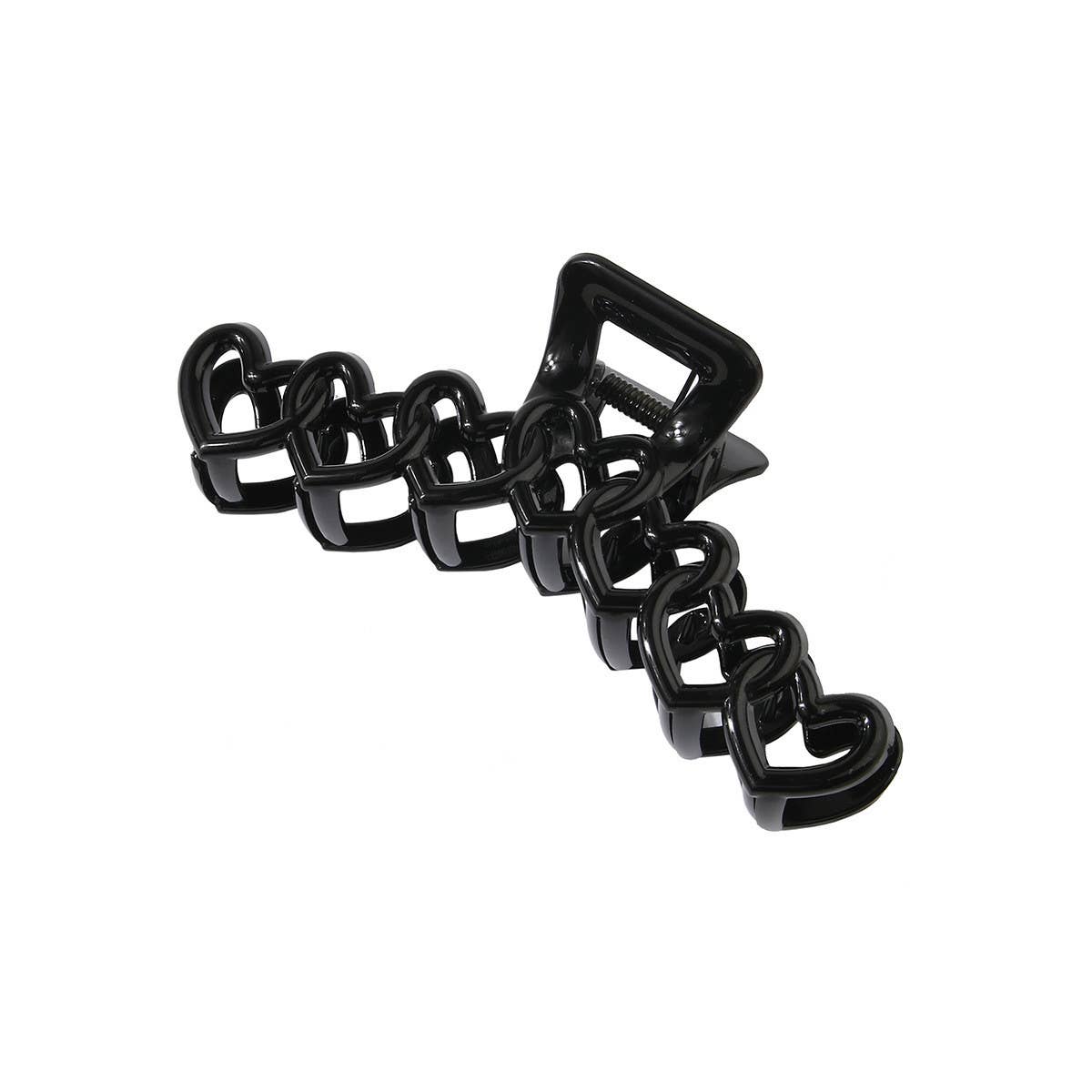 COLORFUL HOLLOW HEART SHAPED HAIRPIN SIMPLE CLIP_CWAHA0470