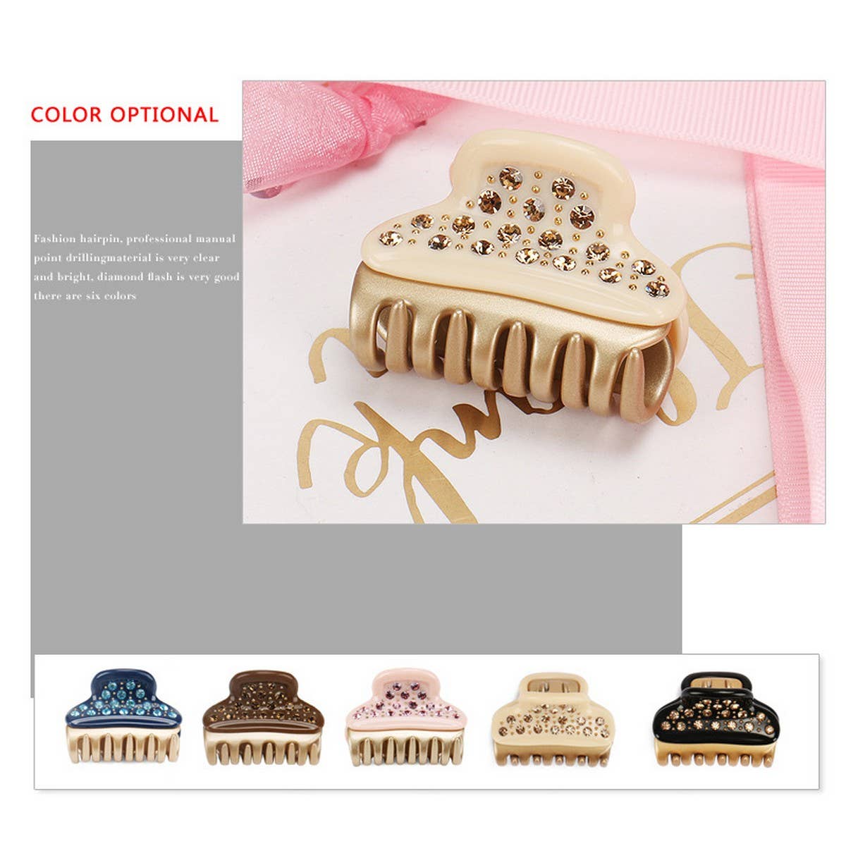 ACETATE DIAMOND MEDIUM SIZE HAIRPIN_CWAHA4240