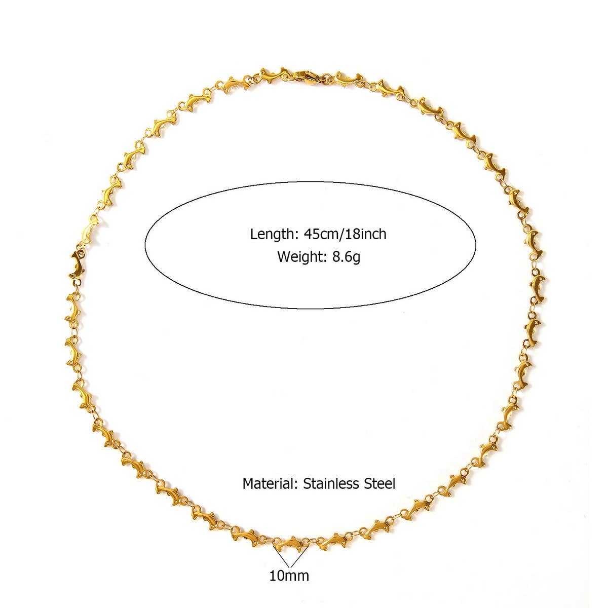 Vintage Style Steel Necklace With Heart Pendant_Cwmm8857