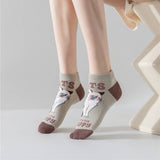 Women Cartoon Animal Cat Socks_Cwms0945