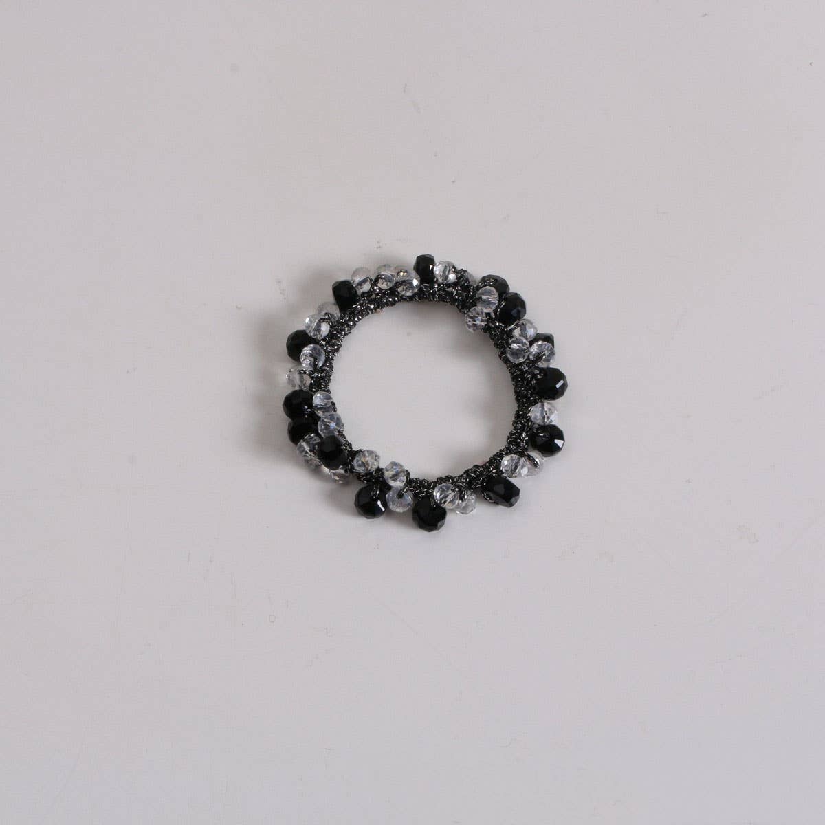 BOHO CRYSTAL HAIR TIE SIMPLE NEW GIRL ELASTIC BAND_CWAHA6766