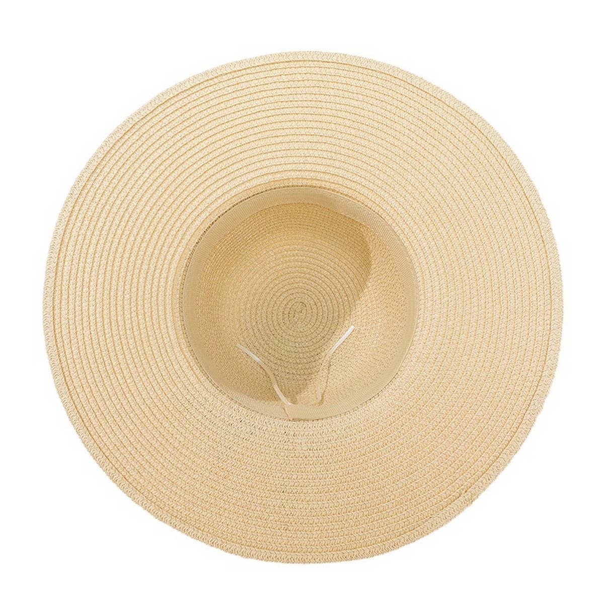 SUMMER BEACH FASHION VERSATILE BOW SUN HAT_CWAH1160