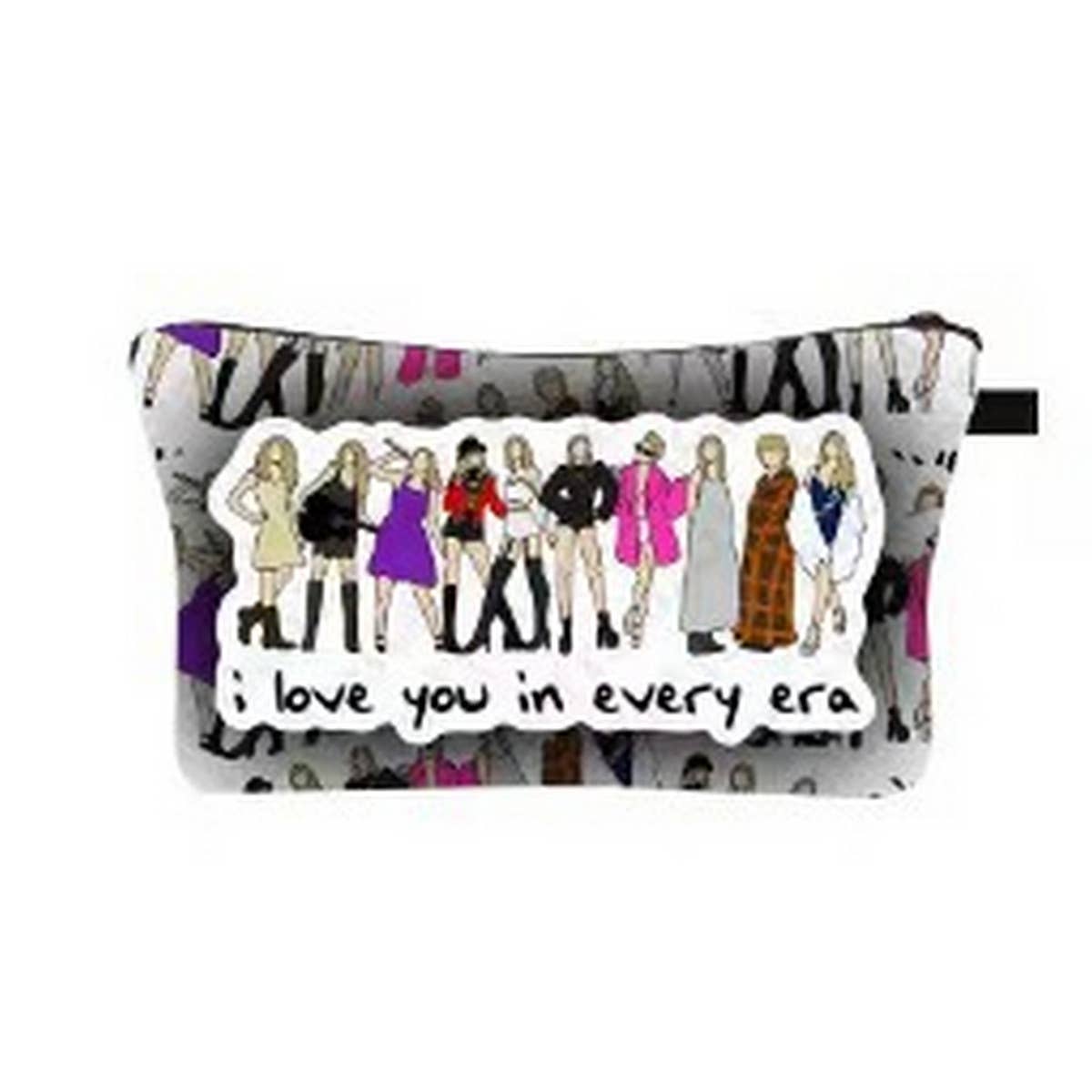 STYLISH PATTERNED WATERPROOF LINEN COSMETIC BAG_CWAB2257