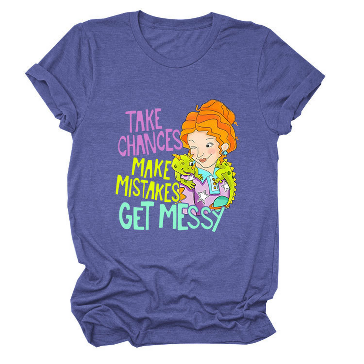 POSITIVE MESSAGE TEE TAKE CHANCES PRINT_CWTTS1484