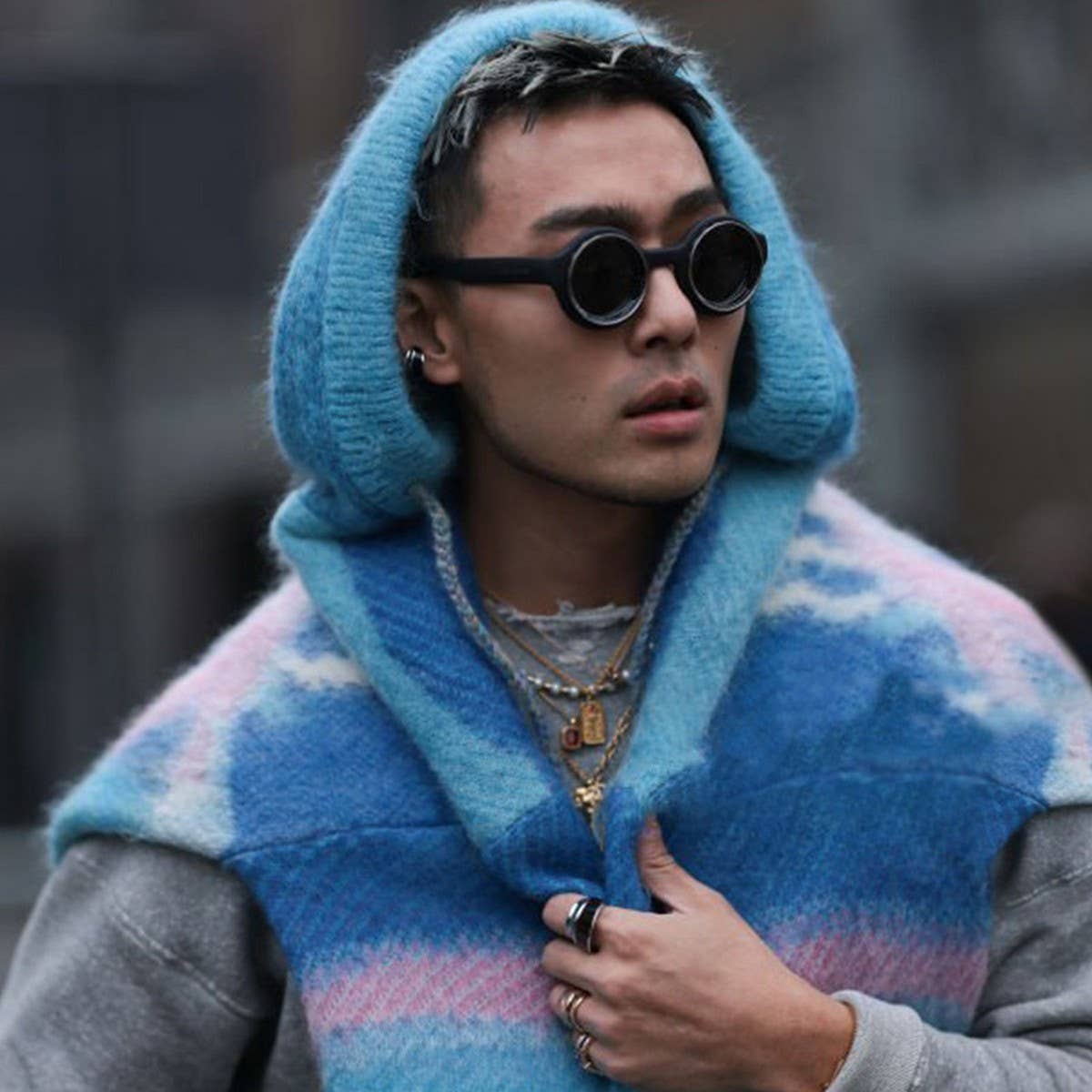 FASHIONABLE HIGH END ROUND FRAME SUNGLASSES_CWASG0657