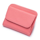 Trendy Soft Leather Short Wallet For Women_Cuab00365