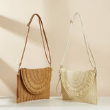 NEW TASSEL HANDMADE SHOULDER WOVEN BAG_CWAB1972