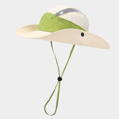 COLORBLOCK MESH SUN HAT QUICK DRY OUTDOOR STYLE_CWAH3825