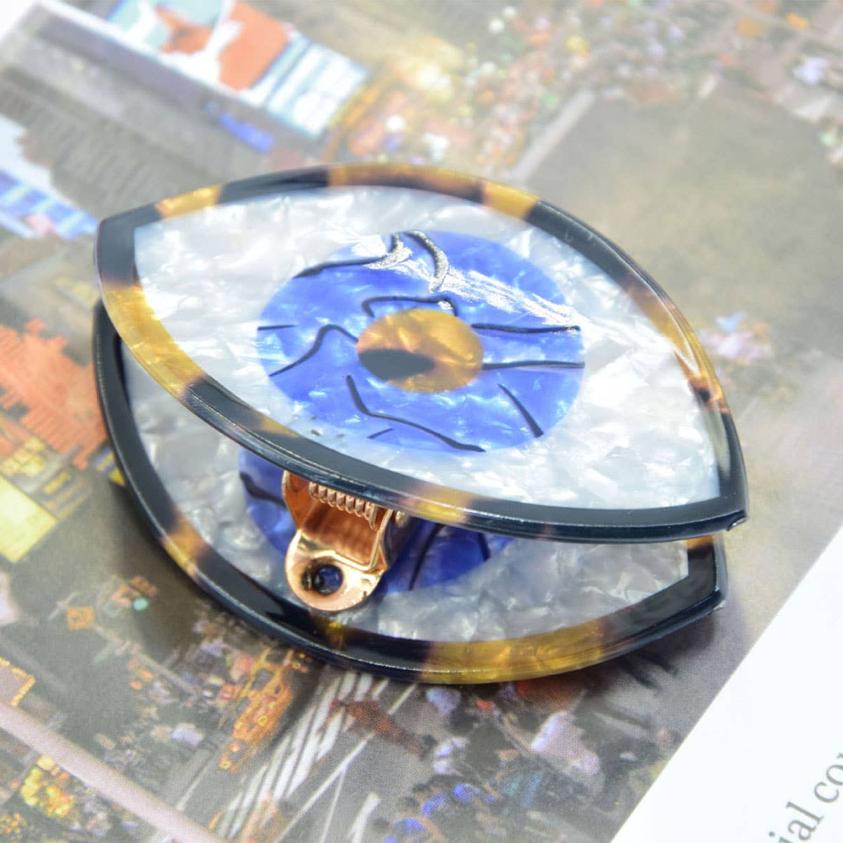 Evil Eye Halloween Hair Claw Clips_Cwaha0277