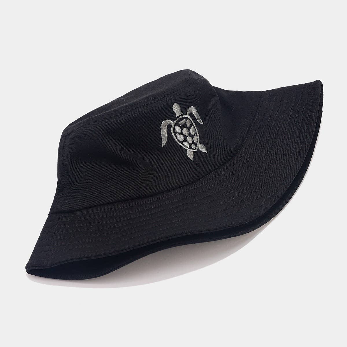 SUN PROTECTION VISOR EMBROIDERED BUCKET HAT_CWAH1570