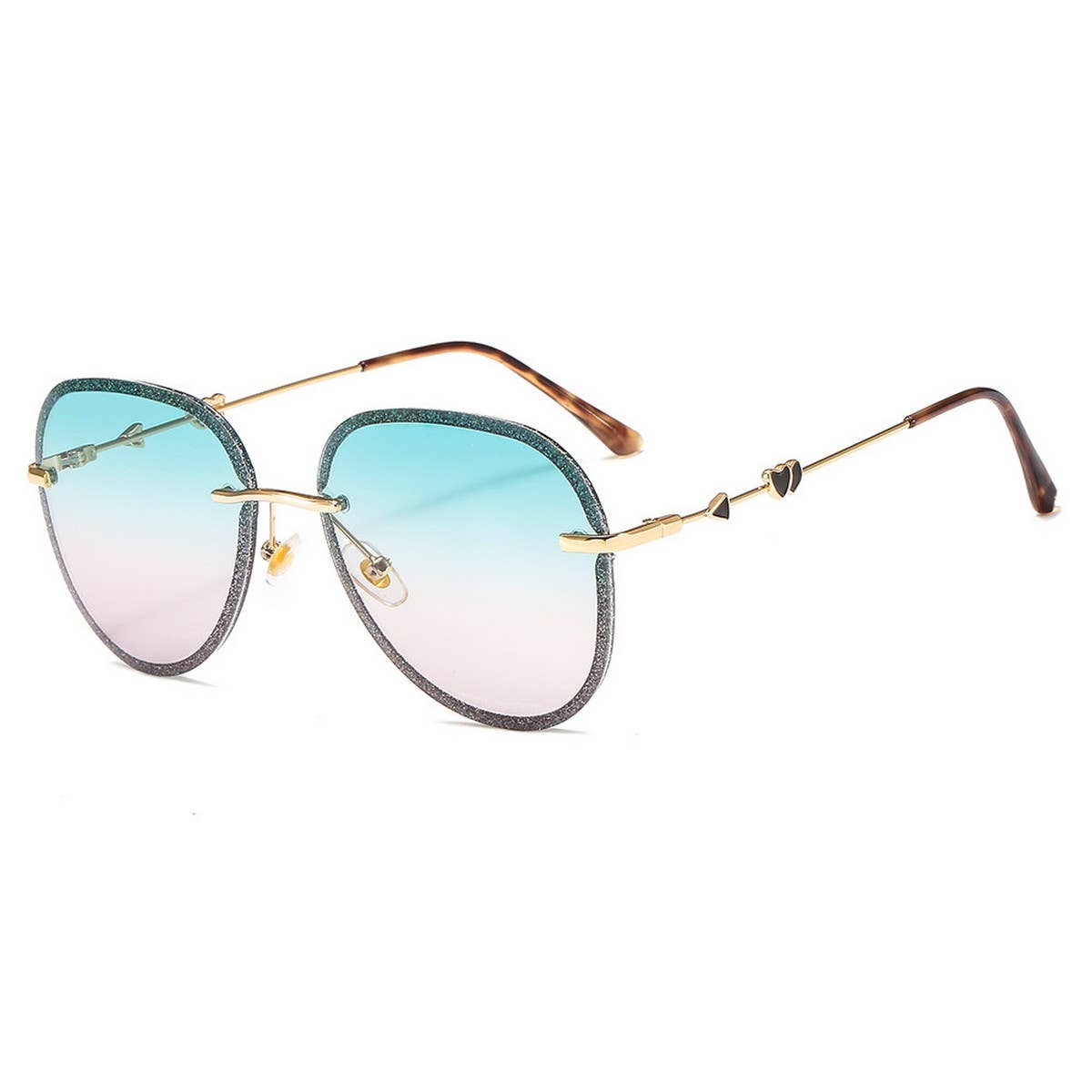 Trendy Frameless Metal Heart Cupid Sunglasses_Cwasg1186