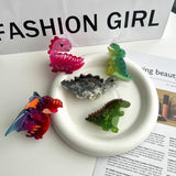 NEW COLORFUL GRADIENT DINOSAUR HAIR CLAW CLIP_CWAHA5824