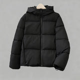 Wear A Windproof Hooded Short Warm Bread Jacket