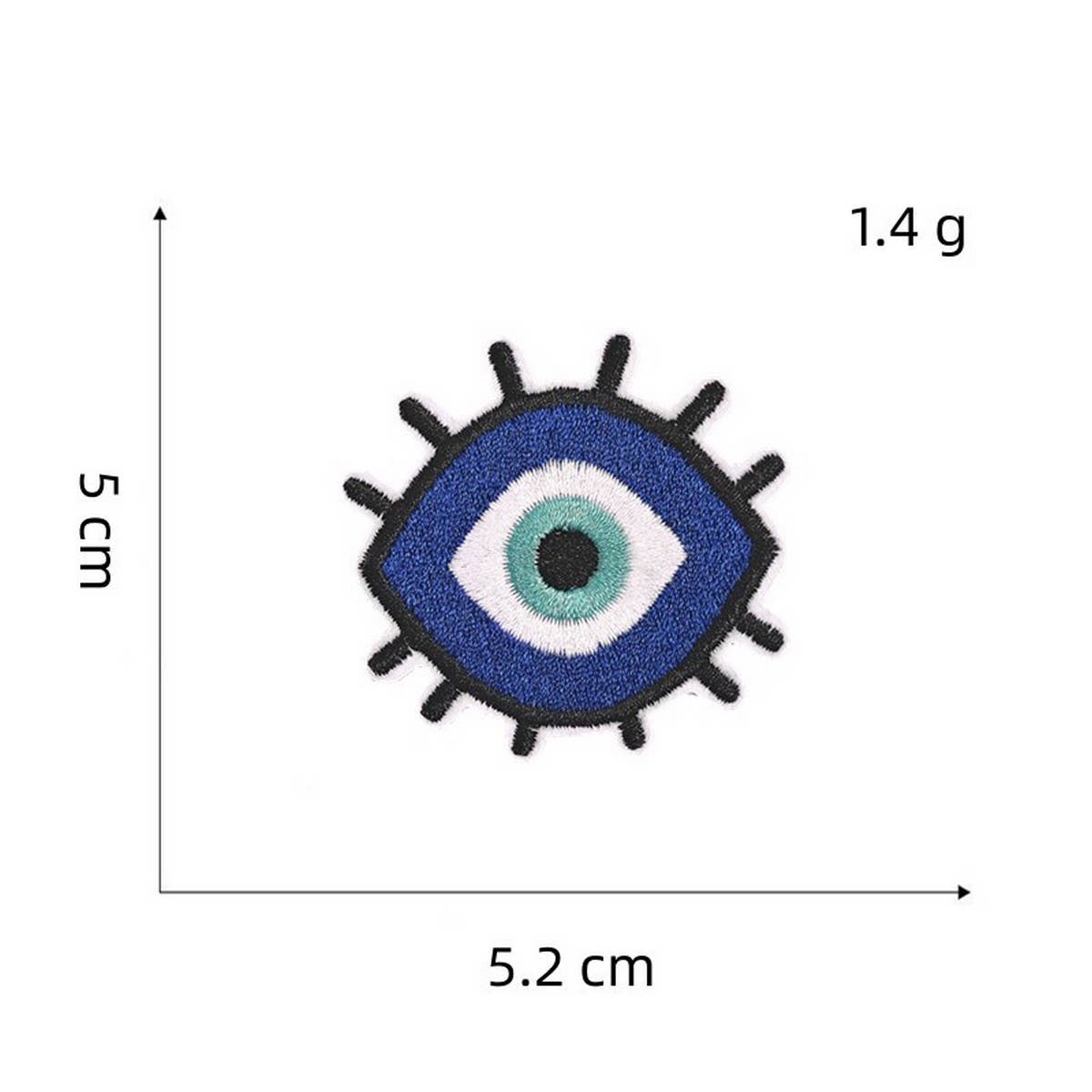 NEW DEVILS EYE EMBROIDERY CLOTHING PATCH_CWMM4025