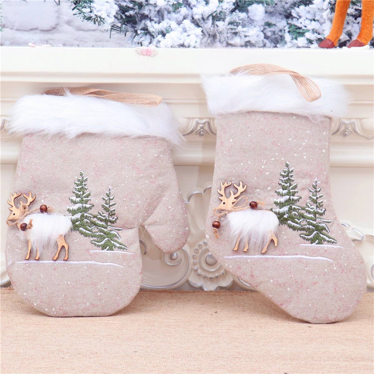 CHRISTMAS HAPPY DECAL CARTOON GIFT BAG_CWMM1912