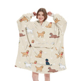 OUTDOOR HOODIE BLANKET PULLOVER FOR QUEUE TV TIME_CWAHA6525