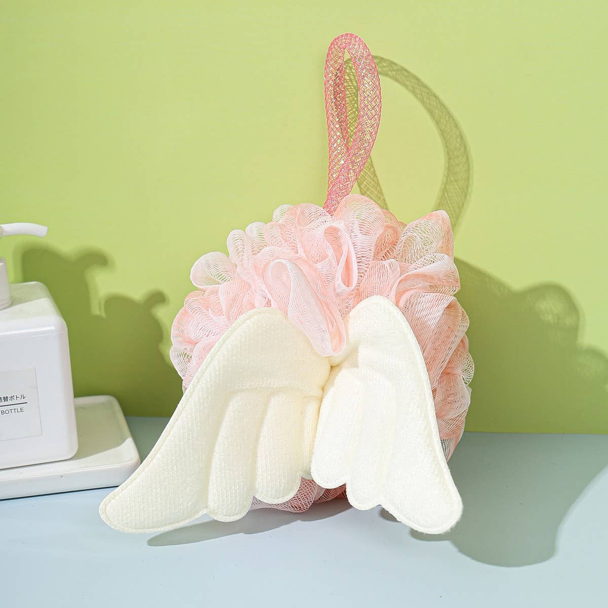 BATH POUF WINGS BATH BALL BATH FLOWER BALL_CWMM3359