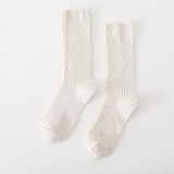 AUTUMN AND WINTER RETRO MID CALF SOCKS_CWMS0986