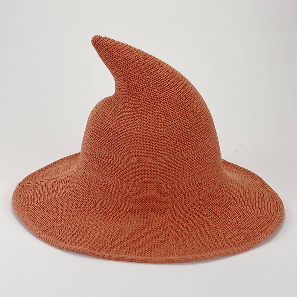 Cwah1676_Regular Foldable Knitted Halloween Witch Hat