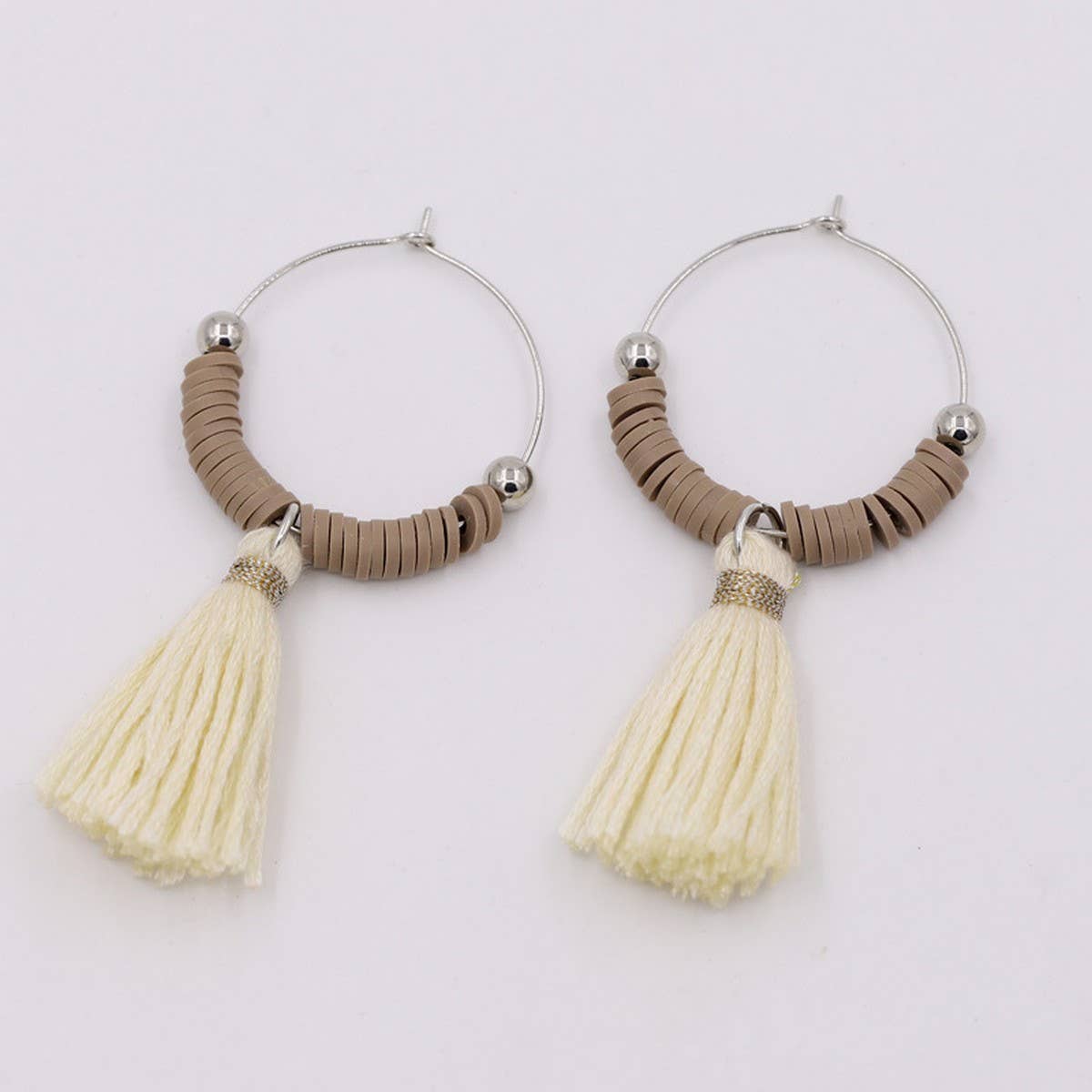 BOHEMIAN STYLE WOMENS COLORFUL TASSEL EARRINGS_CWMM3558