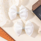 HANDMADE GLITTER BOW HAIR CLIP SET FOR GIRLS_CWAHA6734
