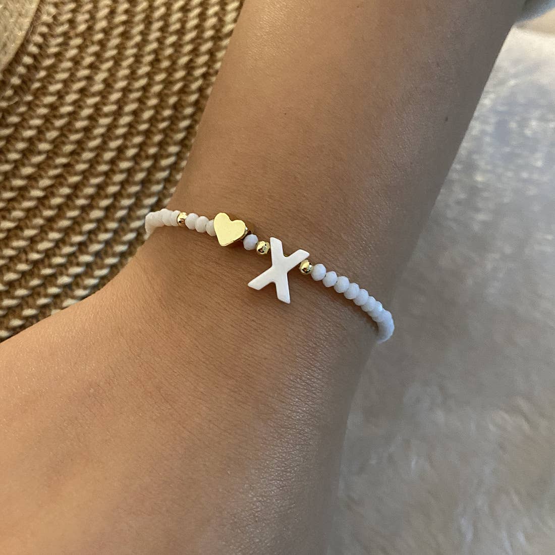 26-Letter Shell Beaded Bracelet_Cwaje4942