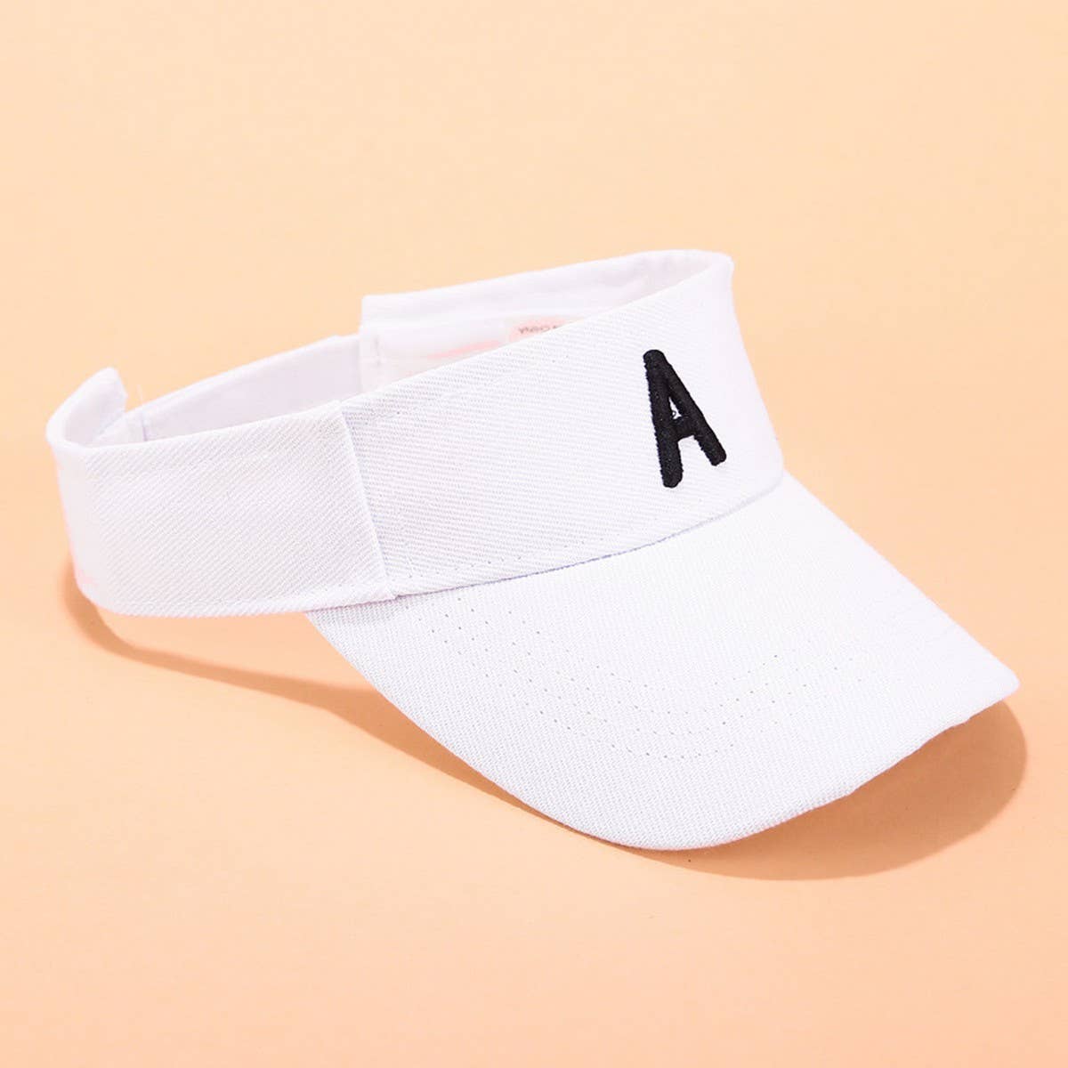 EMBROIDERED LETTER VISOR HAT SUMMER SUNSHADE CAP_CWAH3284