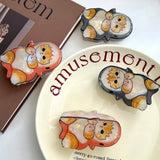 CUTE CAT DOG CLAW CLIP ACETATE ANIMAL HAIRPIN_CWAHA5892