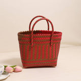 PLASTIC SQUARE PORTABLE WOVEN BAG_CWAB1873