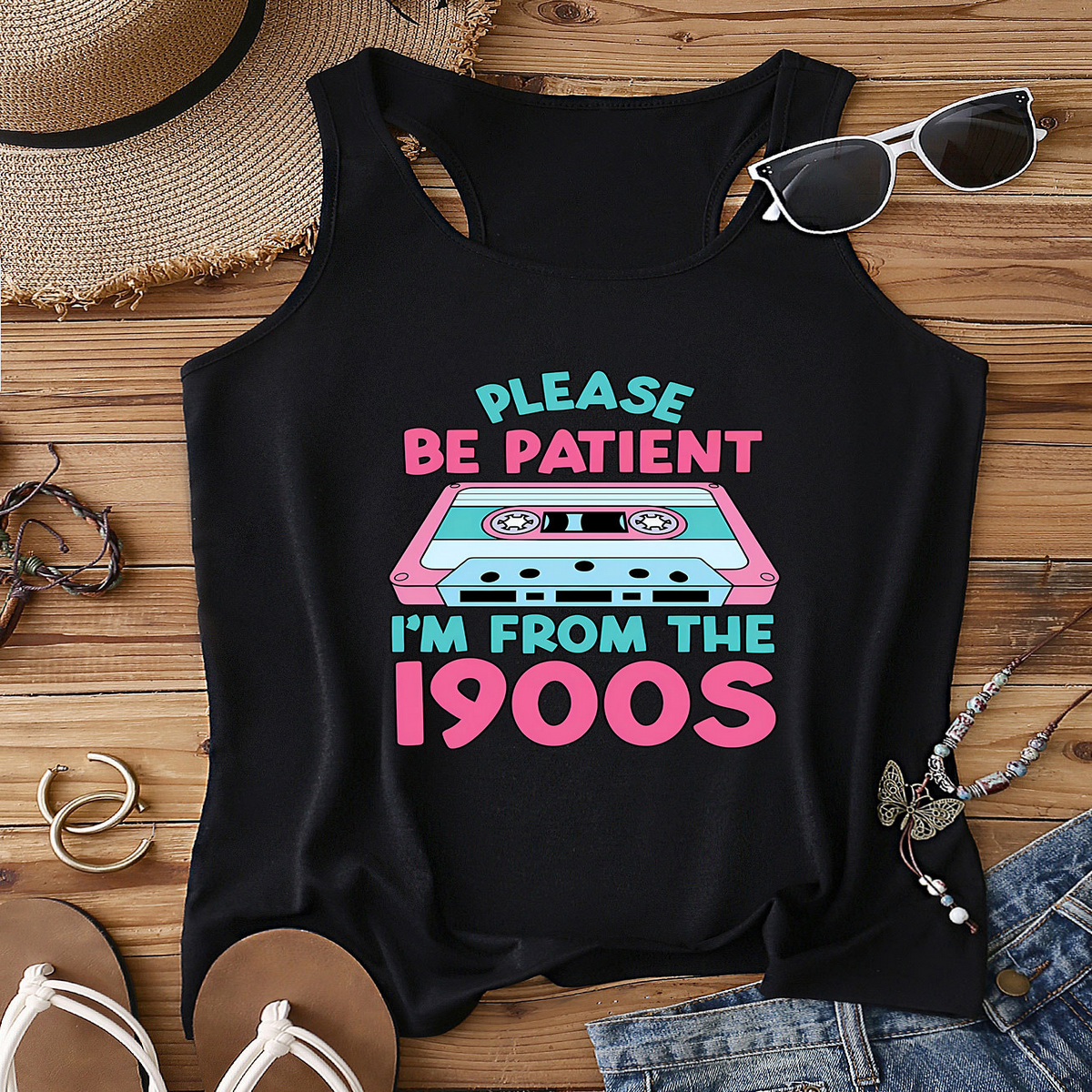 Wome Casual Racerback Tank Top, Comfy Fit_Cwttsl0415