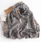 BOHO COLORBLOCK PRINTED SCARF SOFT WARM WRAP_CWASC0442