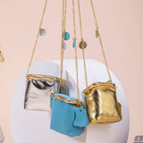 MINI LEATHER CHAIN BAG CUTE MULTI USE POUCH_CUAB00390