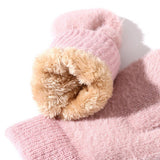 Winter Plus Velvet Thick Wool Knitted Gloves_Cwag0255
