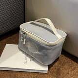 NEW CORDUROY FABRIC PORTABLE COSMETIC BAG_CWAB4425