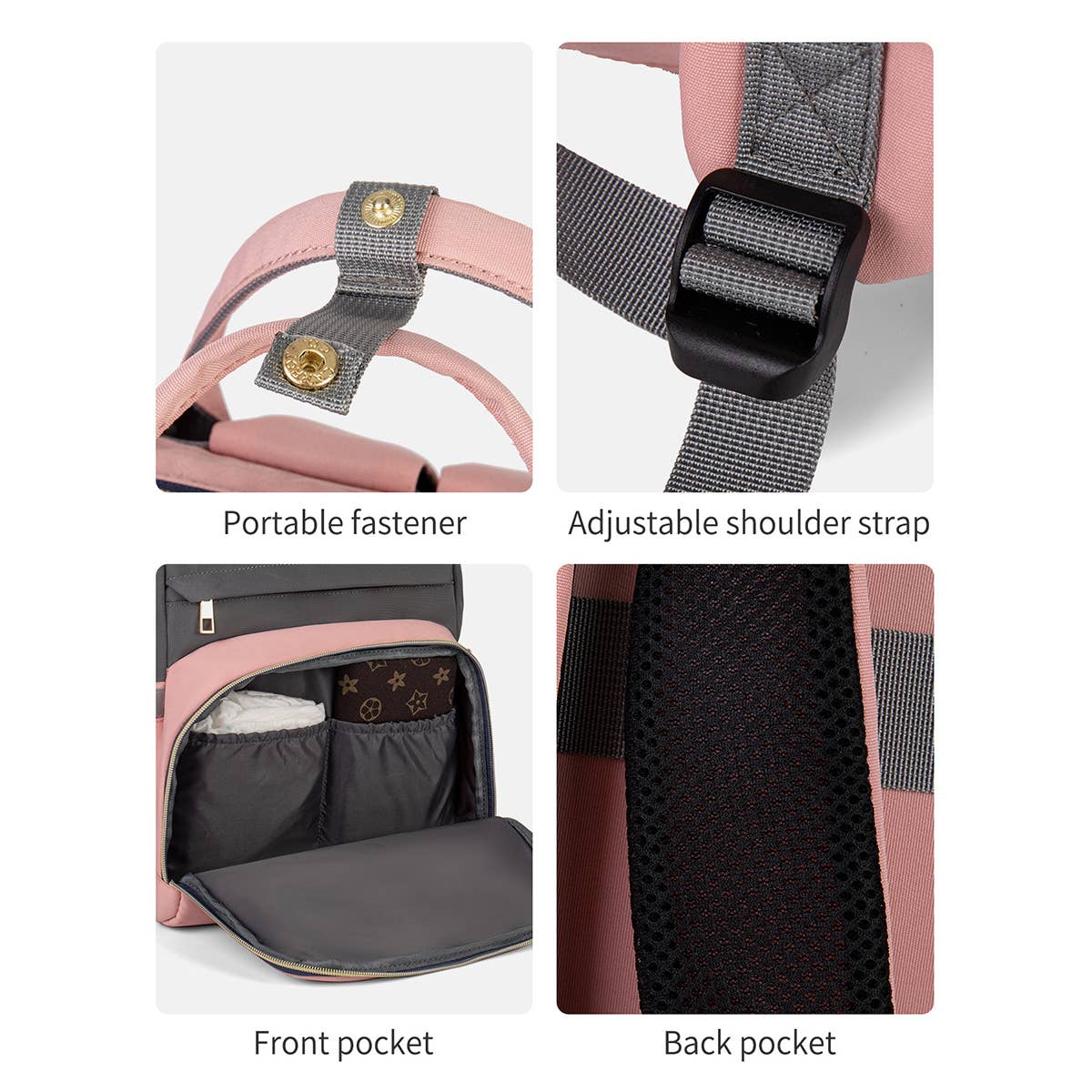 INSULATED MOTHER AND BABY BACKPACK FOR OUTINGS_CWAB2228