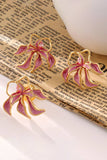 FASHION LIGHT LUXURY ORCHID EARRINGS_CWAJE0481