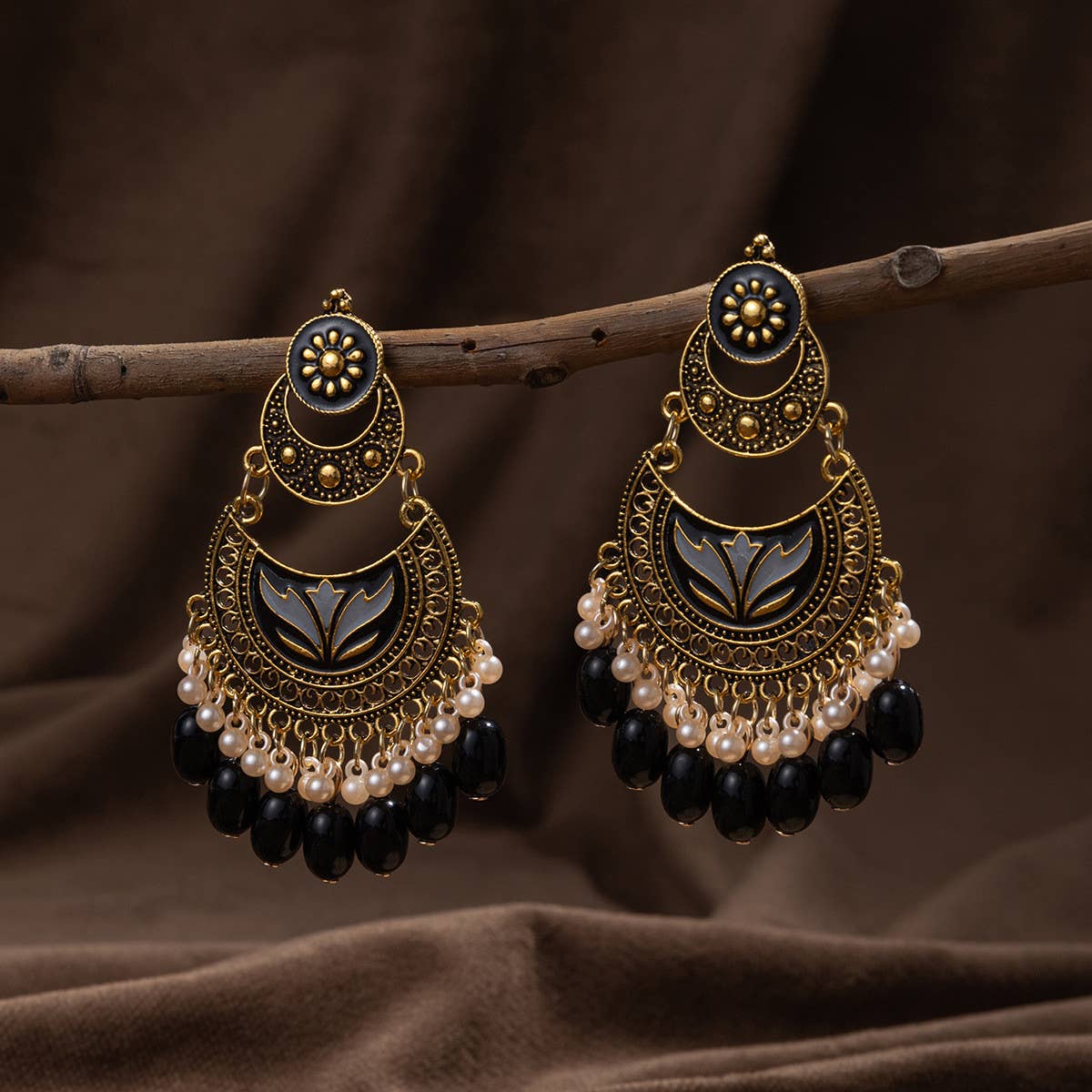 HOT SELLING BOHEMIAN SMALL MILLET BEAD EARRINGS_CWAHA2468