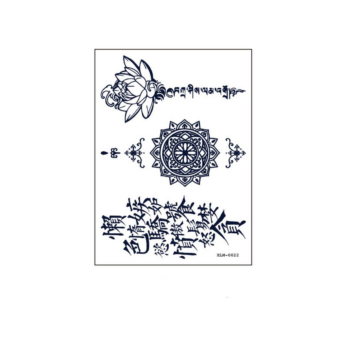GARDENIA BLUE JUICE TATTOO STICKERS WATERPROOF_CWMM8359