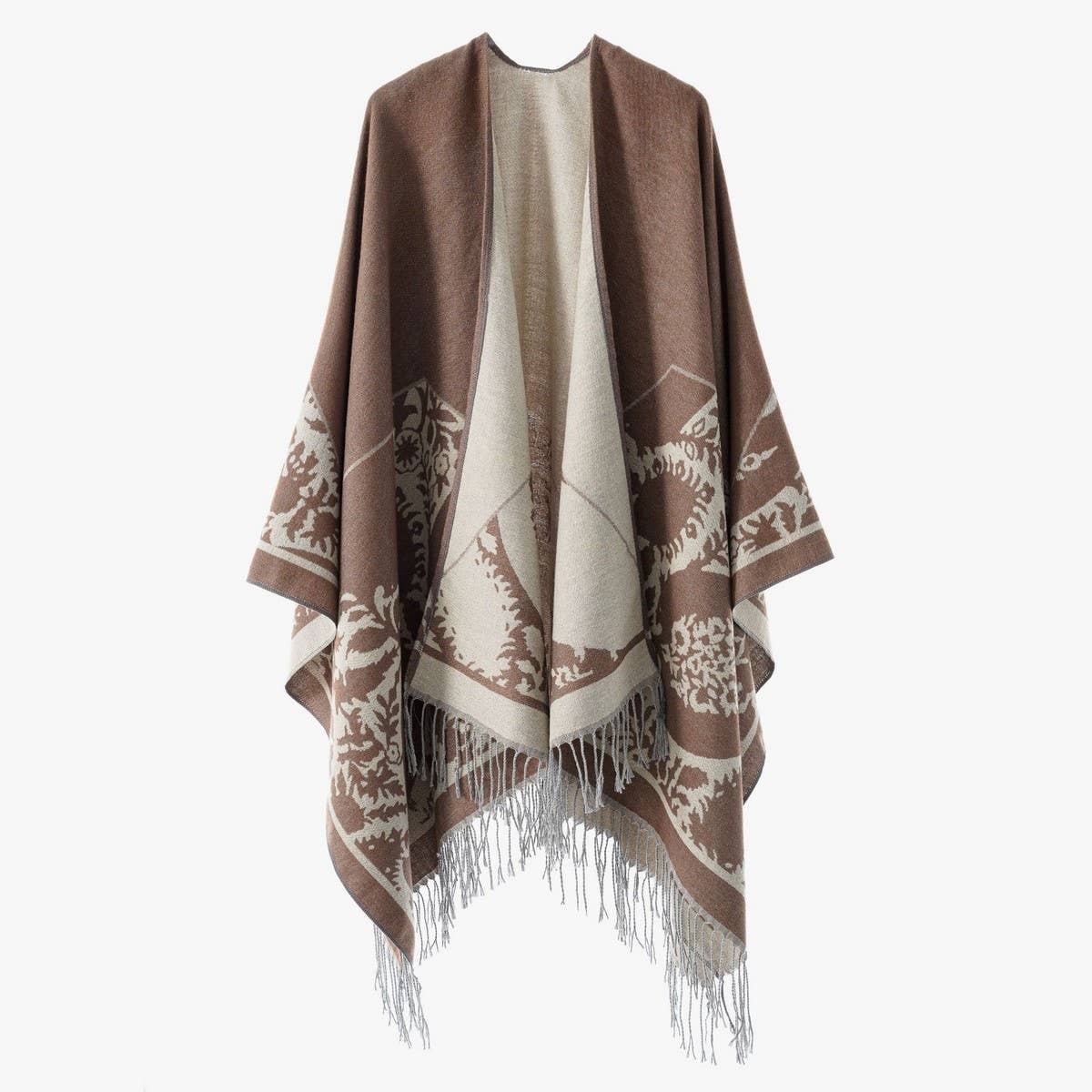 ALL MATCH WARM TASSEL CAPE TRAVEL SHAWL_CWMM2096