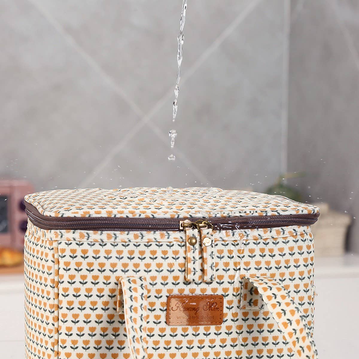 HANDBAG LARGE CAPACITY CANVAS INSULATED BAG_CWAB1722