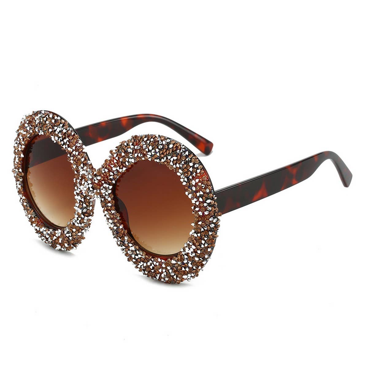 LARGE FRAME OVAL RHINESTONE SUNGLASSES_CWASG0840