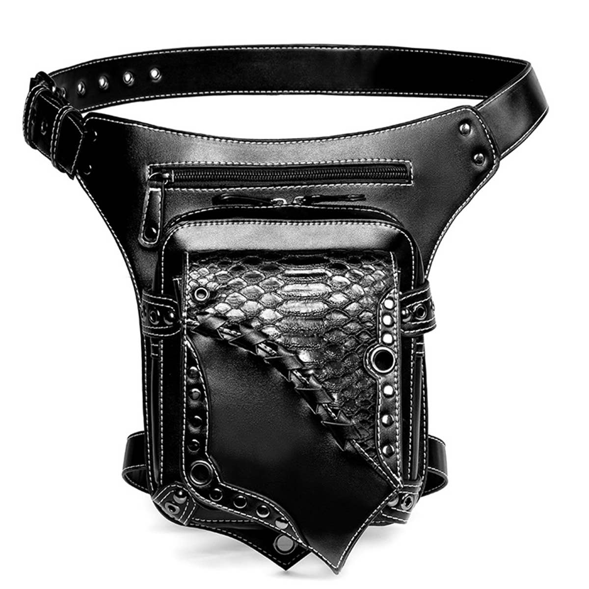 RETRO GOTHIC STEAMPUNK LEG BAG POCKET_CWAB0645