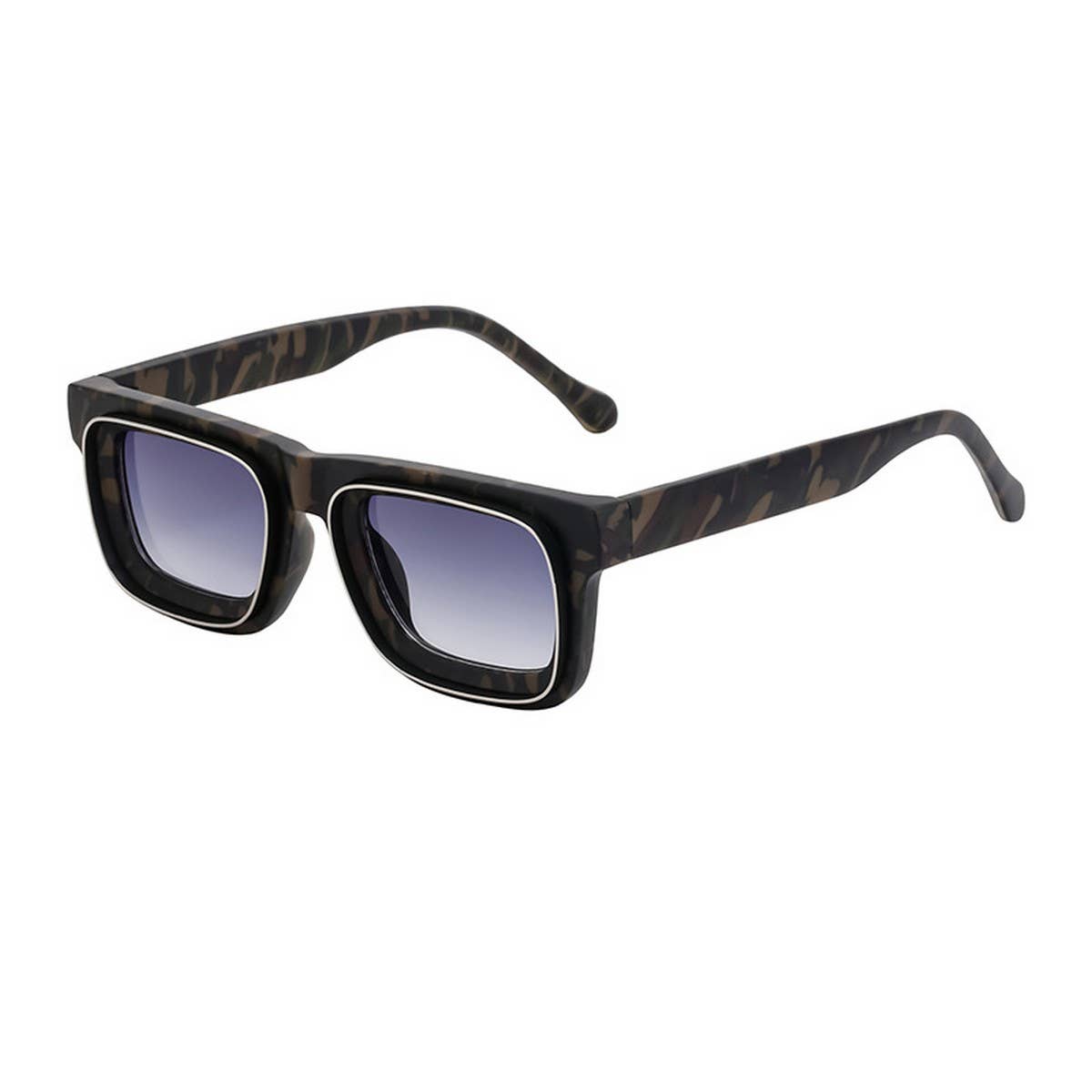 RETRO SQUARE FRAME OUTDOOR STREET STYLE SUNGLASSES_CWASG0686