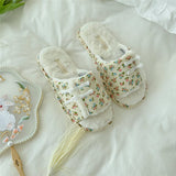 QIPAO BUTTONED WINTER OPEN TOE HOME SLIPPERS_CWMM2988