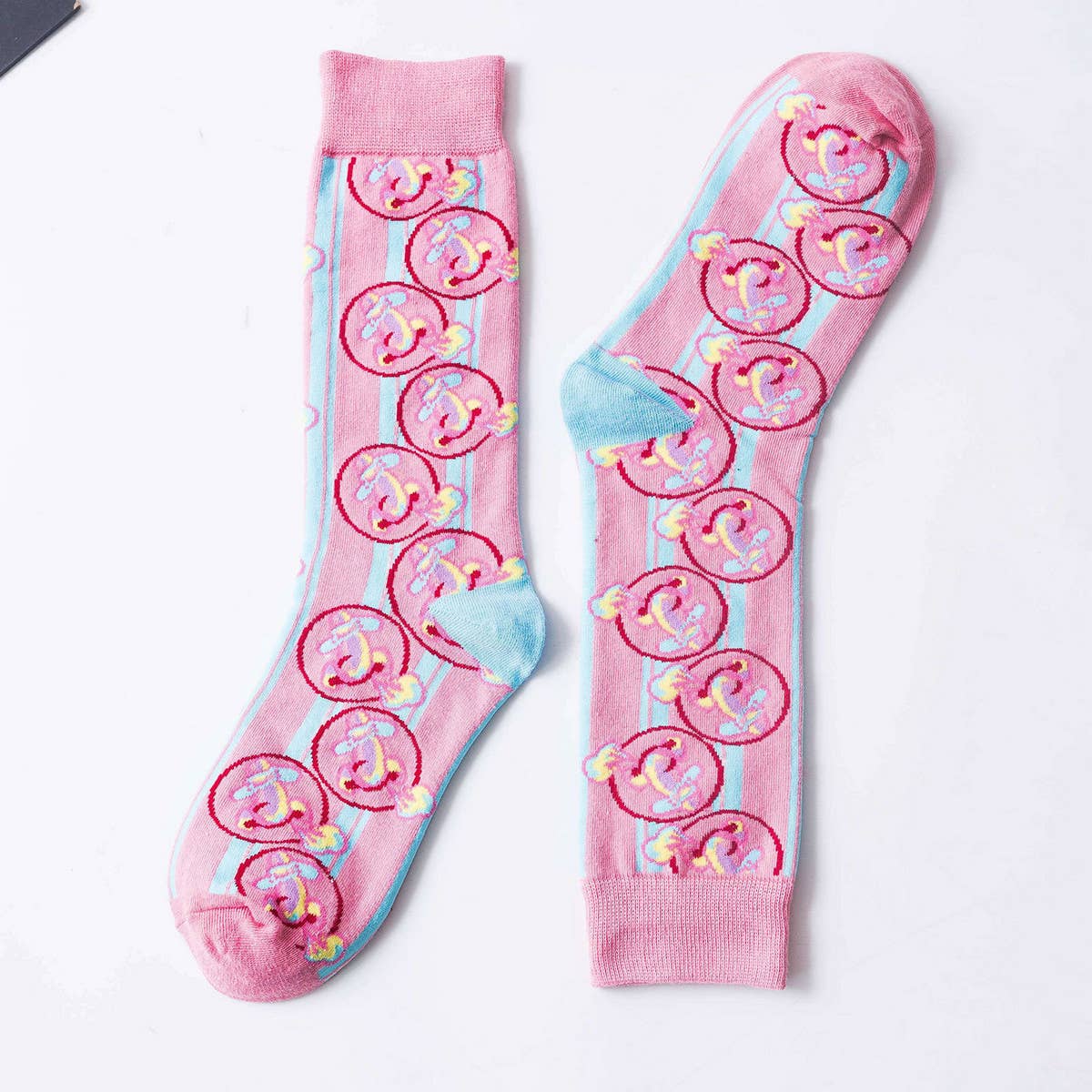 CASUAL PERSONALIZED JACQUARD SOCKS_CWMS0353