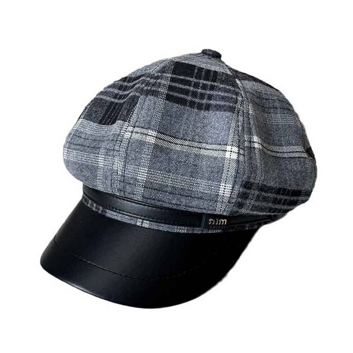 Versatile British Style Plaid Beret_Cwab2907