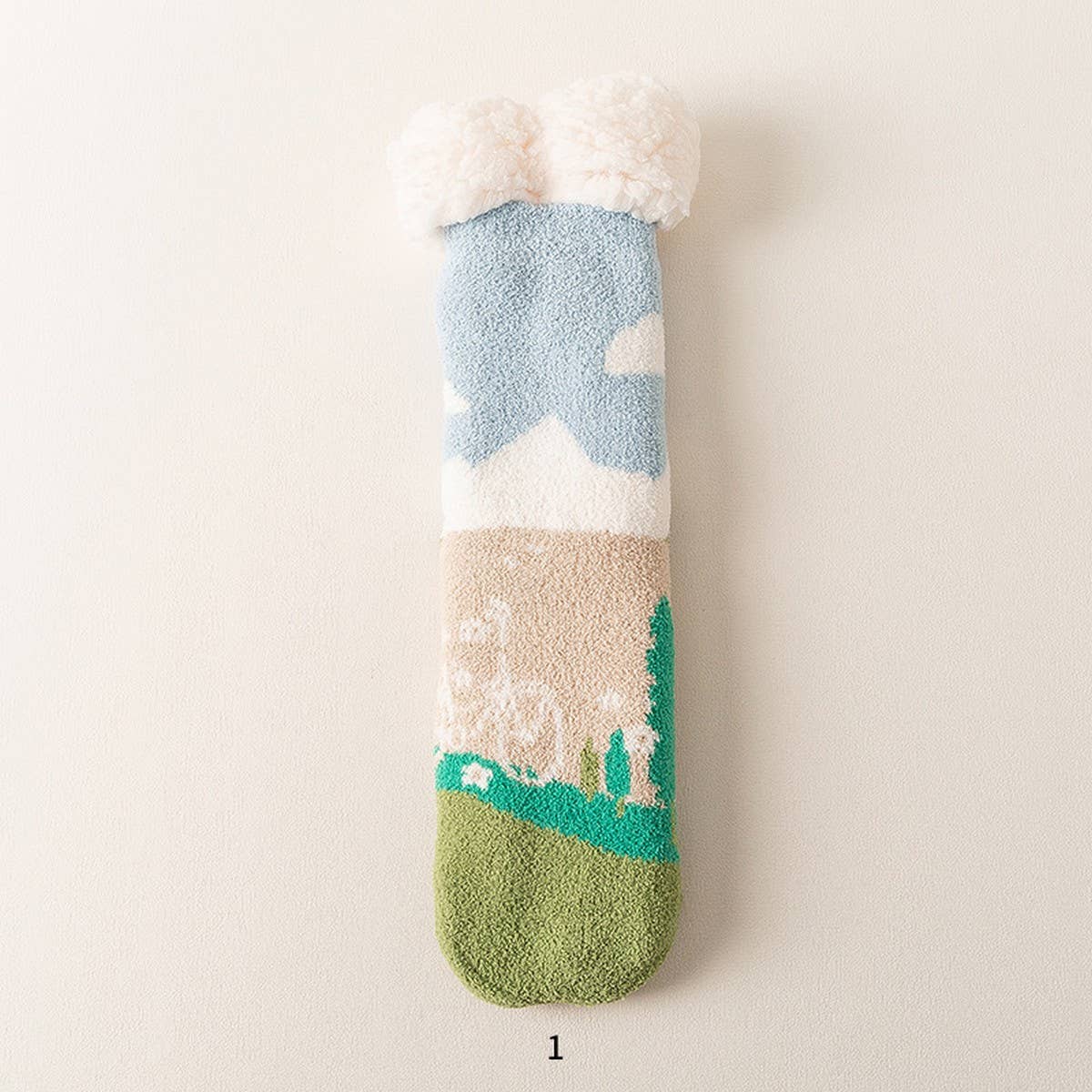 Winter Mid-Tube Non-Slip Floor Socks For Women_Cwms0770