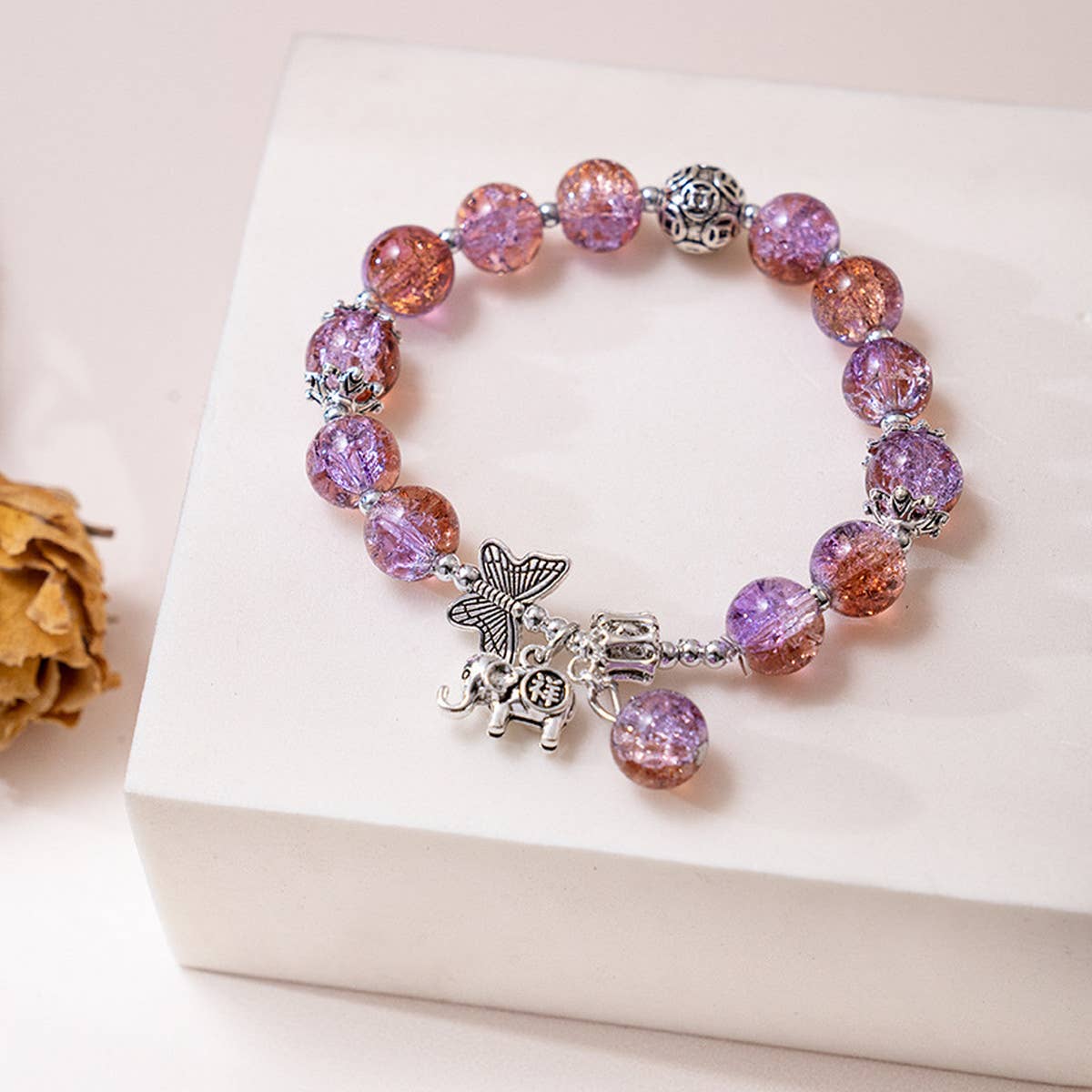GRADIENT BUTTERFLY EXPLOSIVE CRYSTAL BRACELET_CWAJE2410